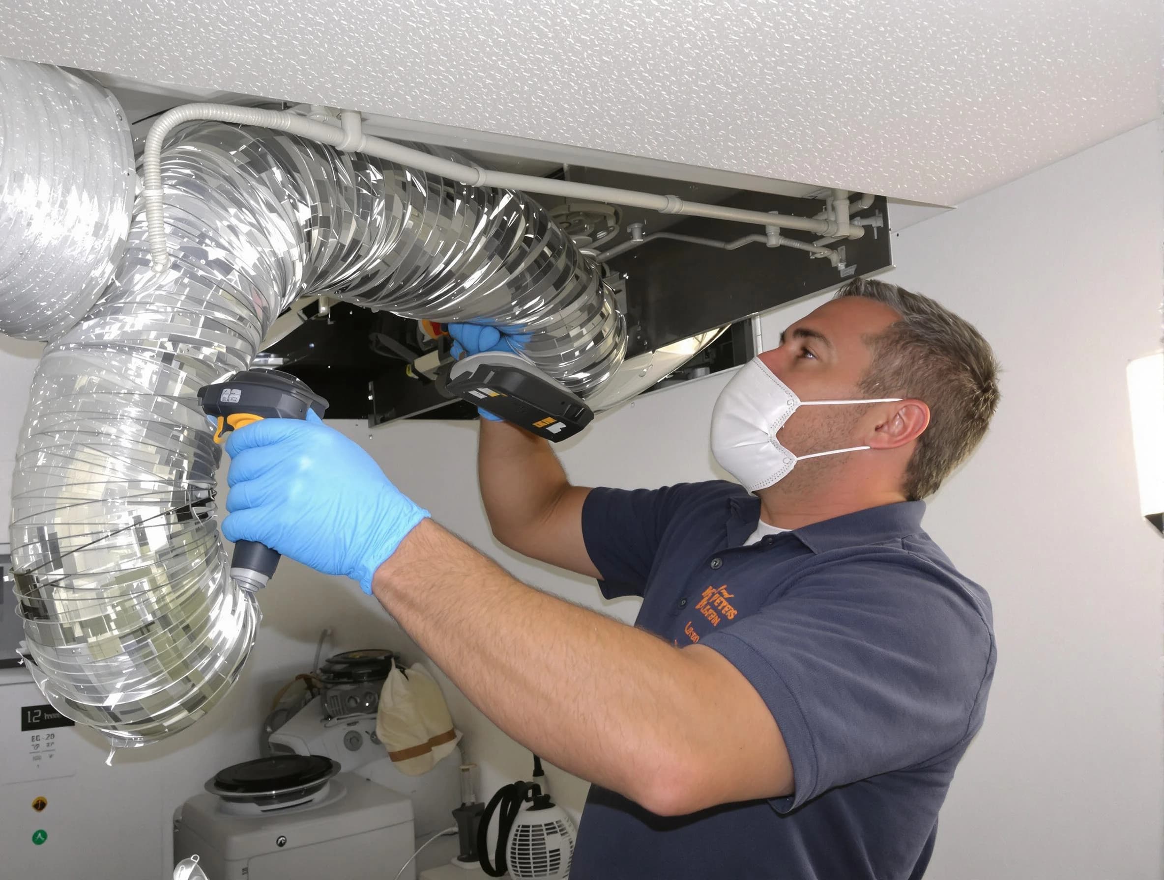 North Andover Dryer Vent Cleaning professional performing thorough residential dryer vent cleaning in North Andover