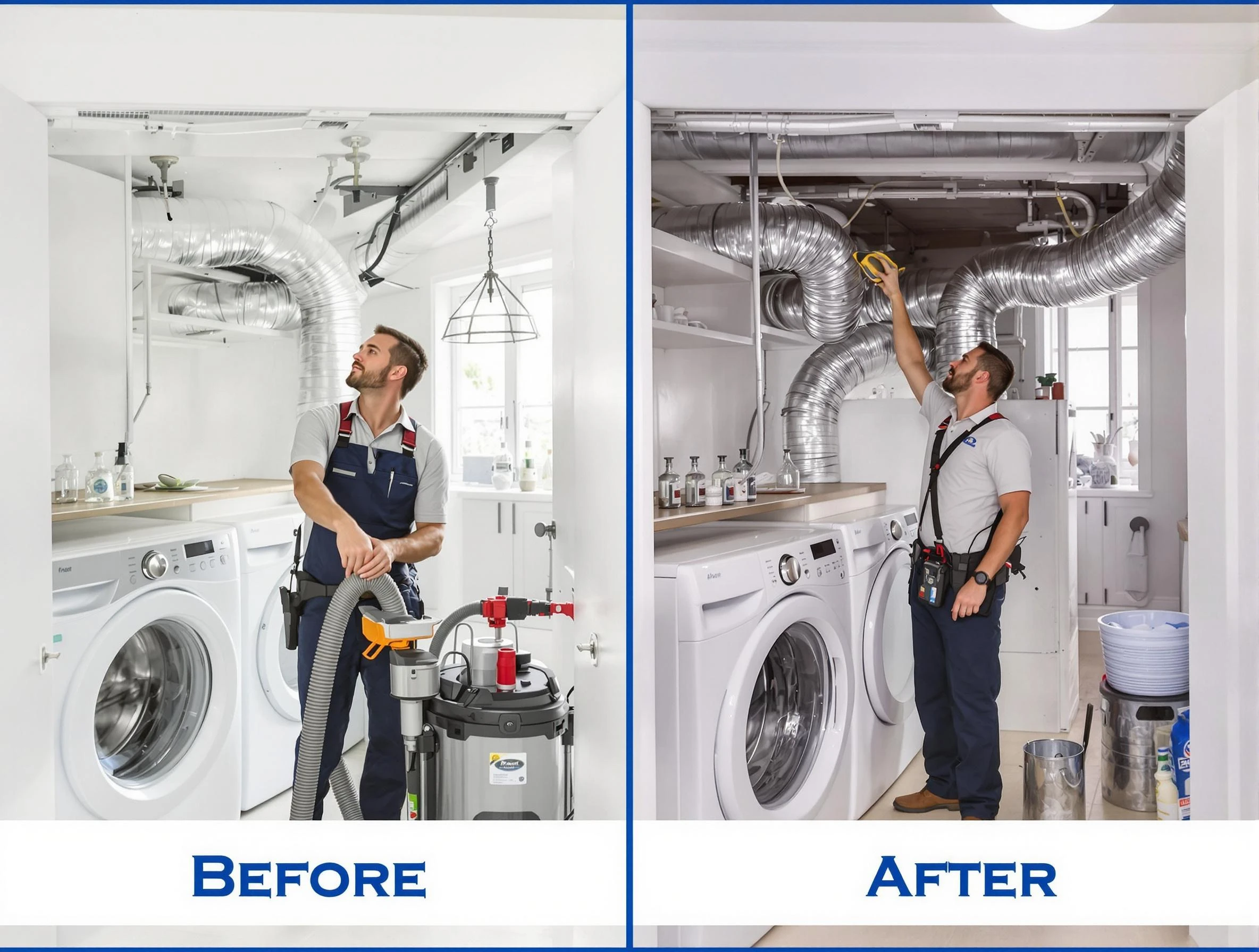 Expert gas dryer vent cleaning by North Andover Dryer Vent Cleaning in North Andover
