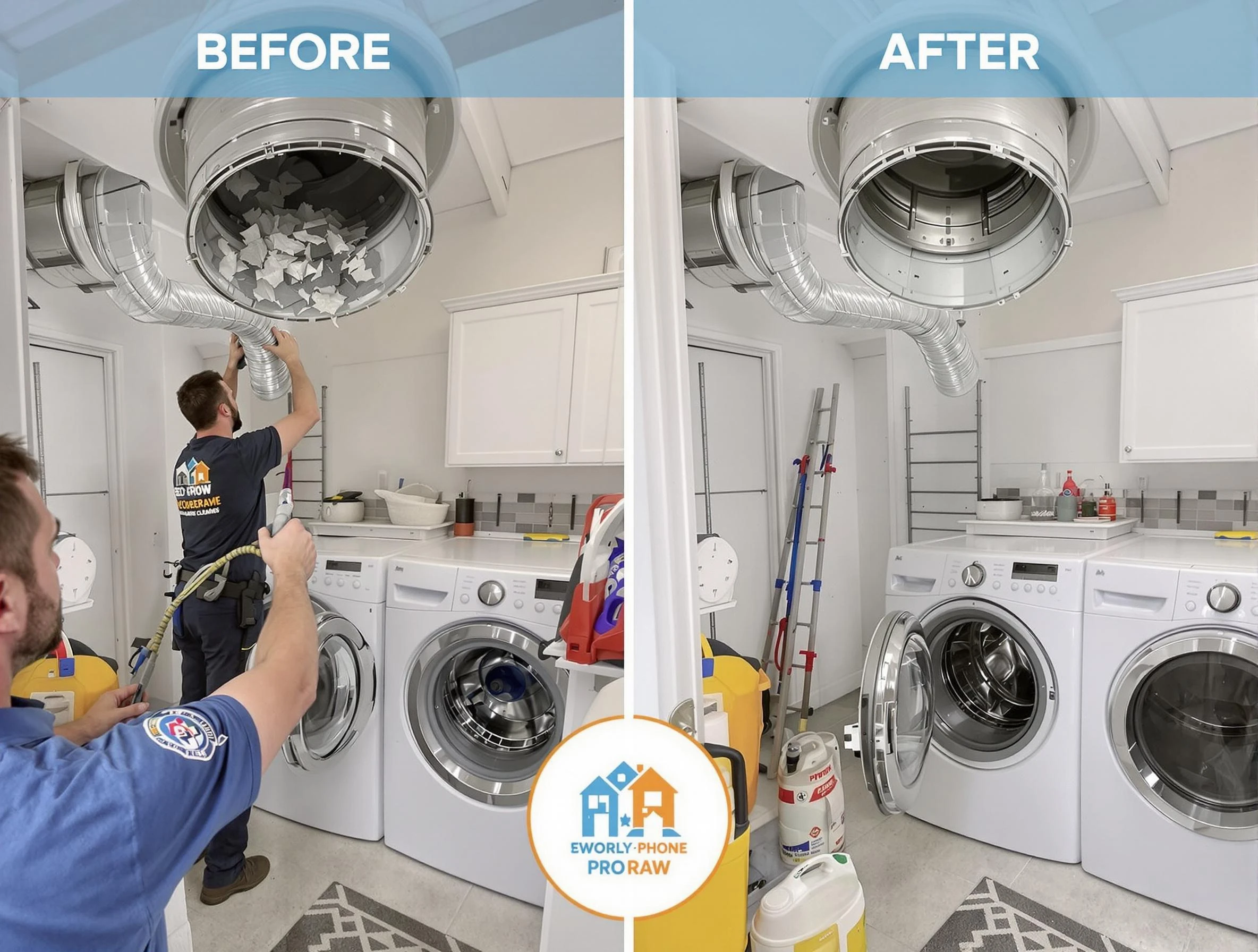 Residential dryer vent cleaning by North Andover Dryer Vent Cleaning in North Andover